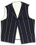 John Entwistle Personally Owned & Worn Blue Pinstripe Vest & Trousers -- Stage Clothes Custom Made for Entwistle